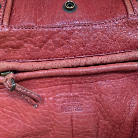 Stunning Jerome Dreyfuss Billy M Bag Goatskin brick red - Picture 10 of 16